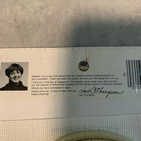 Cross-stitch NWT vintage sheep ewe kit embroidery craft folk art - Picture 6 of 6